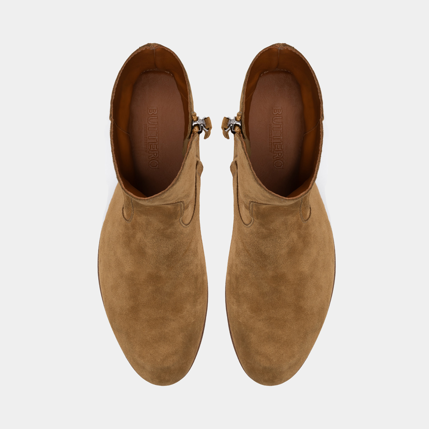 BUTTERO FLOYD ANKLE BOOTS IN CURRY YELLOW SUEDE B9170GORH UC1 108 CURRY