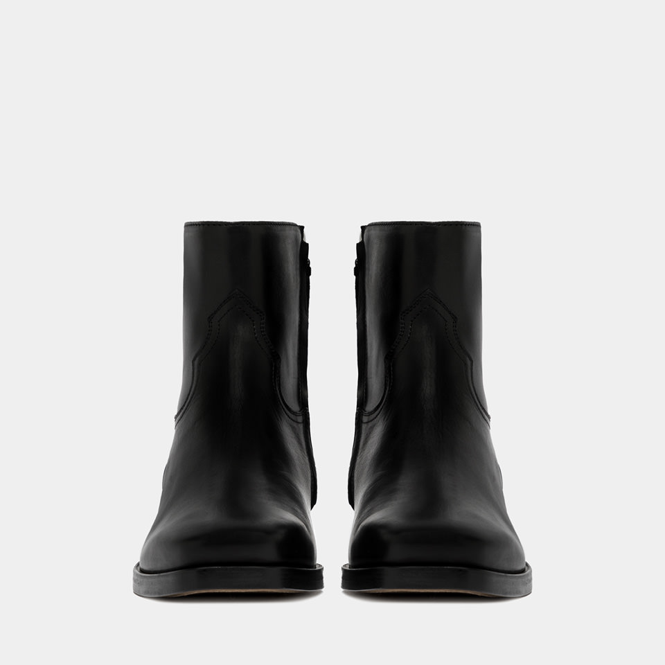 BUTTERO: STIVALETTO MAURI IN PELLE NERO