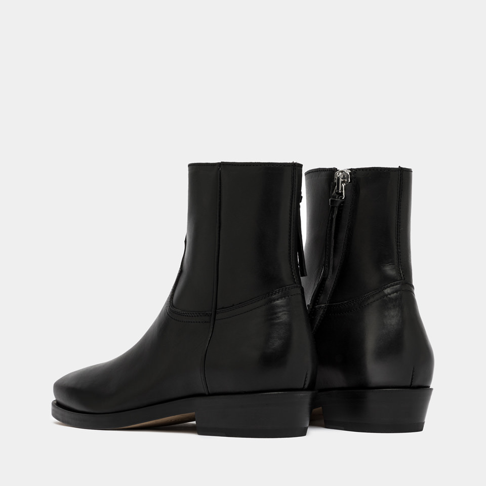 BUTTERO: STIVALETTO MAURI IN PELLE NERO