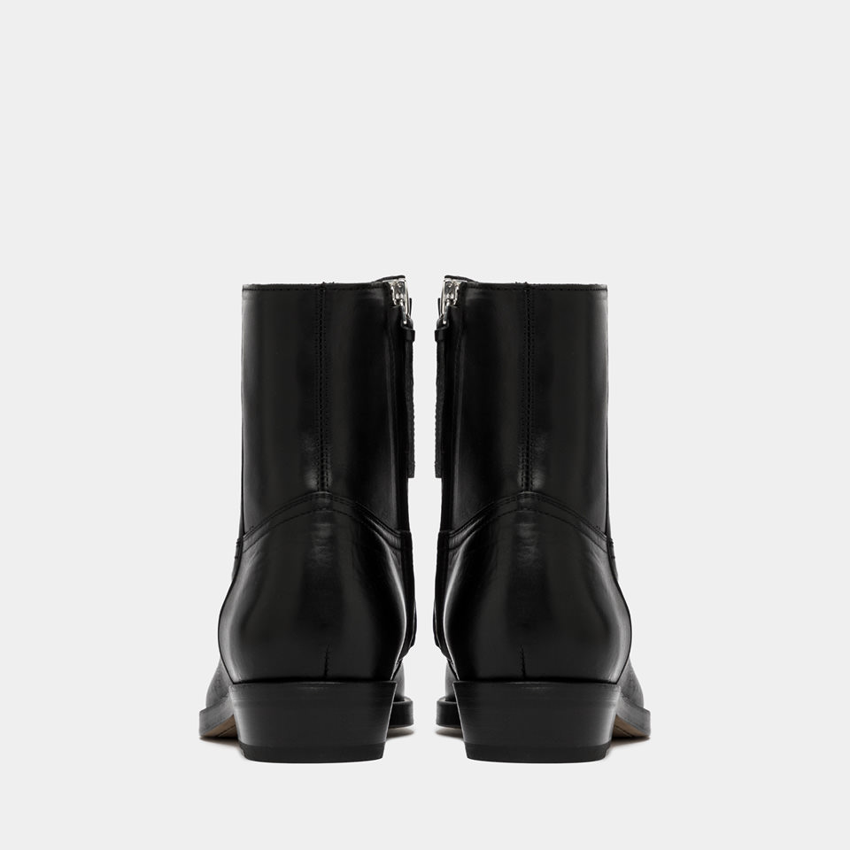 BUTTERO: STIVALETTO MAURI IN PELLE NERO