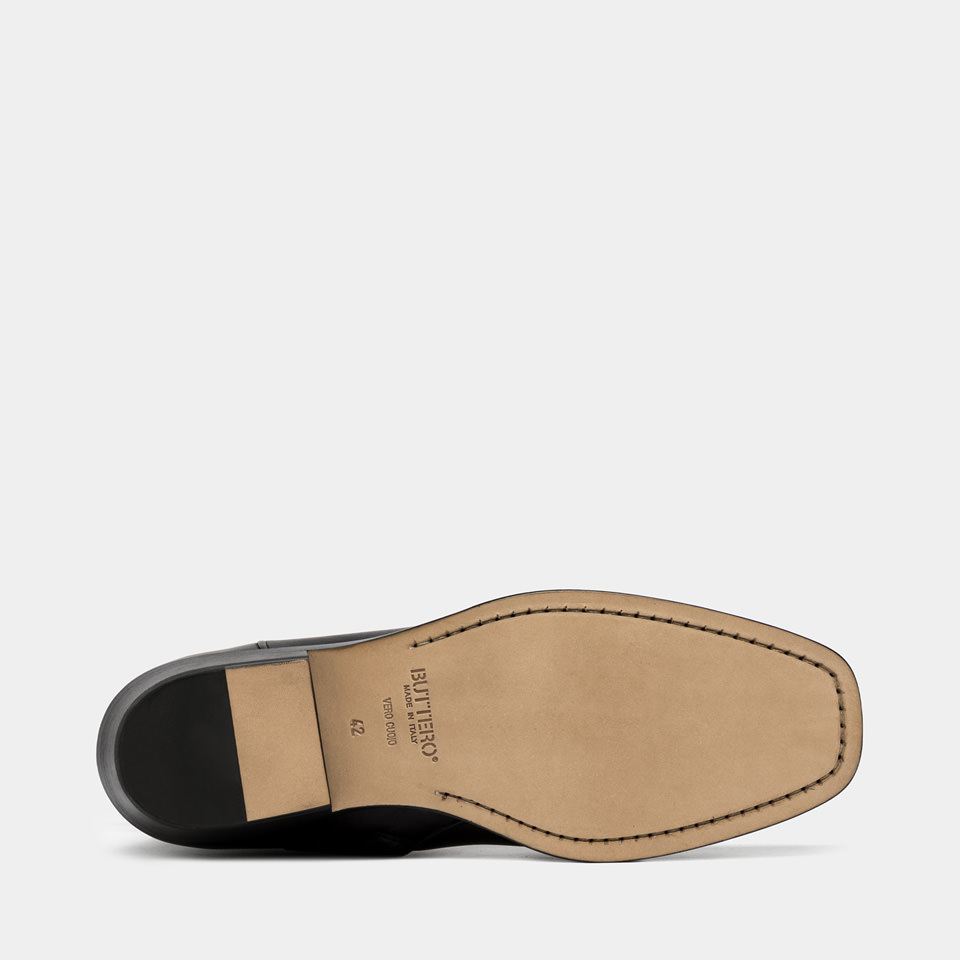 BUTTERO: STIVALETTO MAURI IN PELLE NERO