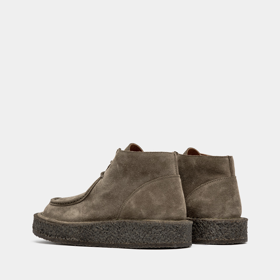 BUTTERO: MOTA ANKLE BOOTS IN HUNTER GREEN SUEDE