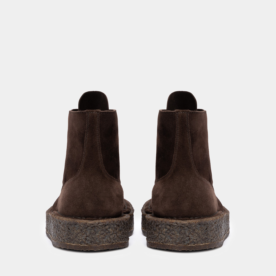 BUTTERO: BOTTINES MOTA EN DAIM MOCHA