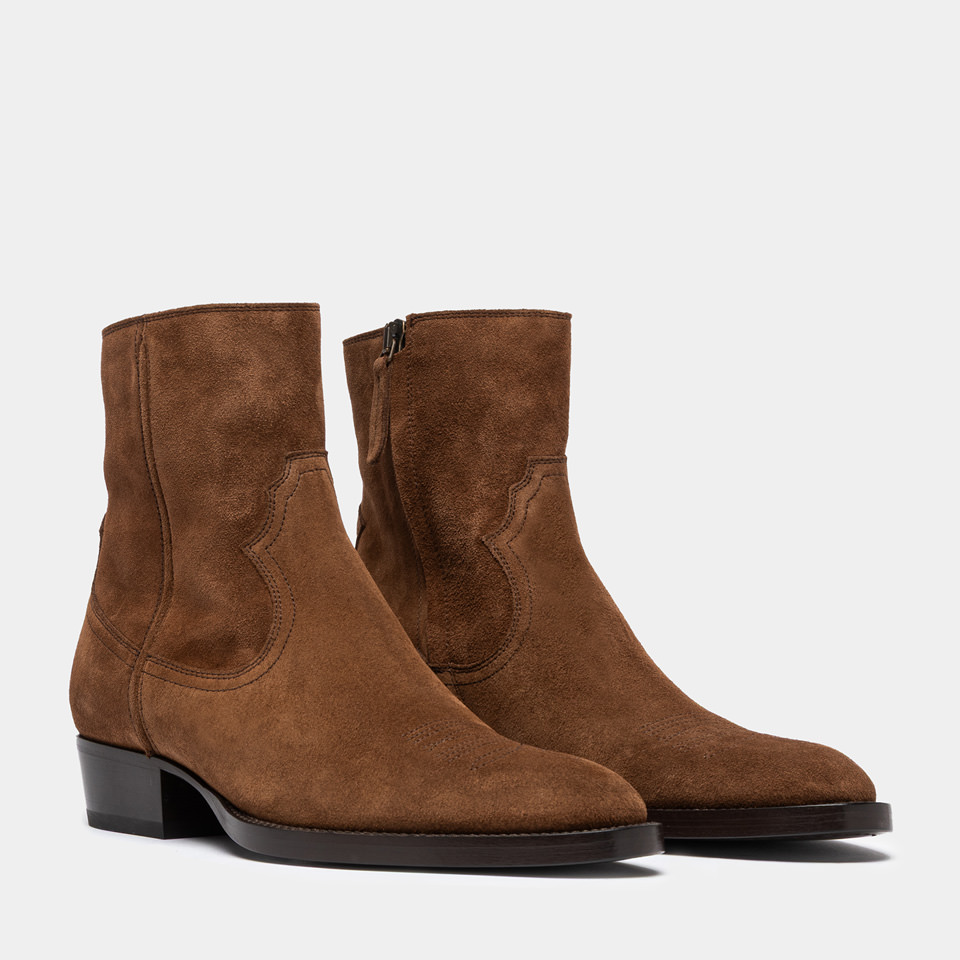 BUTTERO: STIVALETTO SANTOMATO IN SUEDE SIGARO