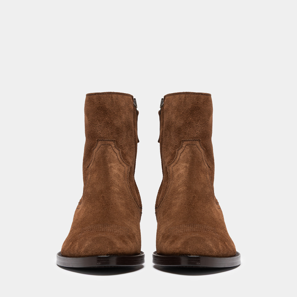 BUTTERO: STIVALETTO SANTOMATO IN SUEDE SIGARO