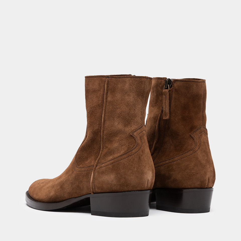 BUTTERO: STIVALETTO SANTOMATO IN SUEDE SIGARO