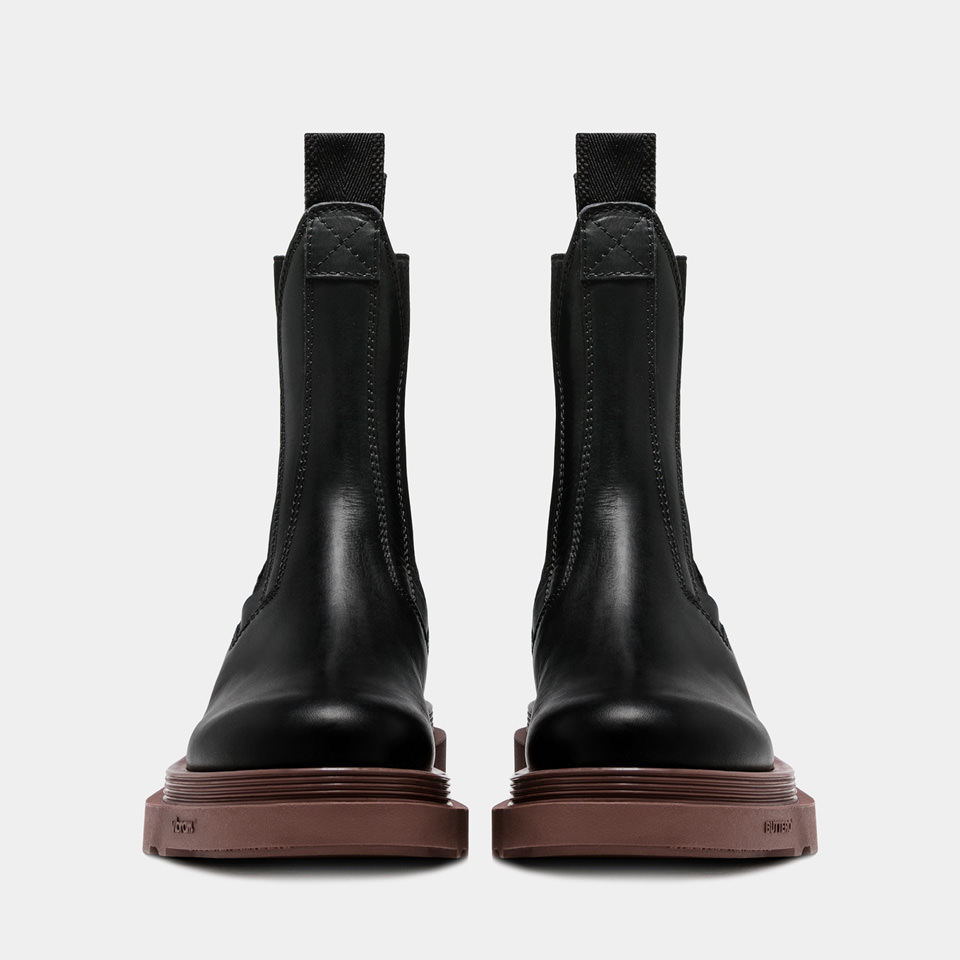 BUTTERO: CHELSEA BOTTE STORIA EN CUIR NOIR